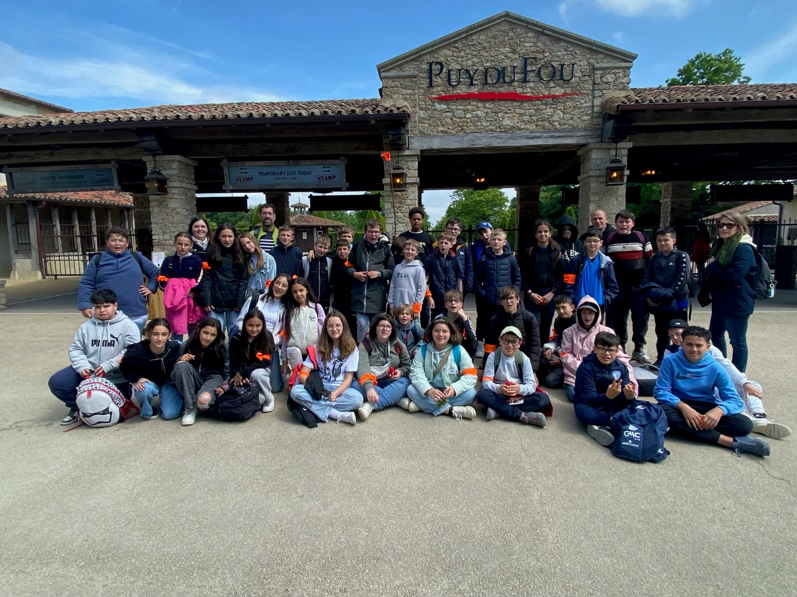 Nos 6èmes au Puy du Fou